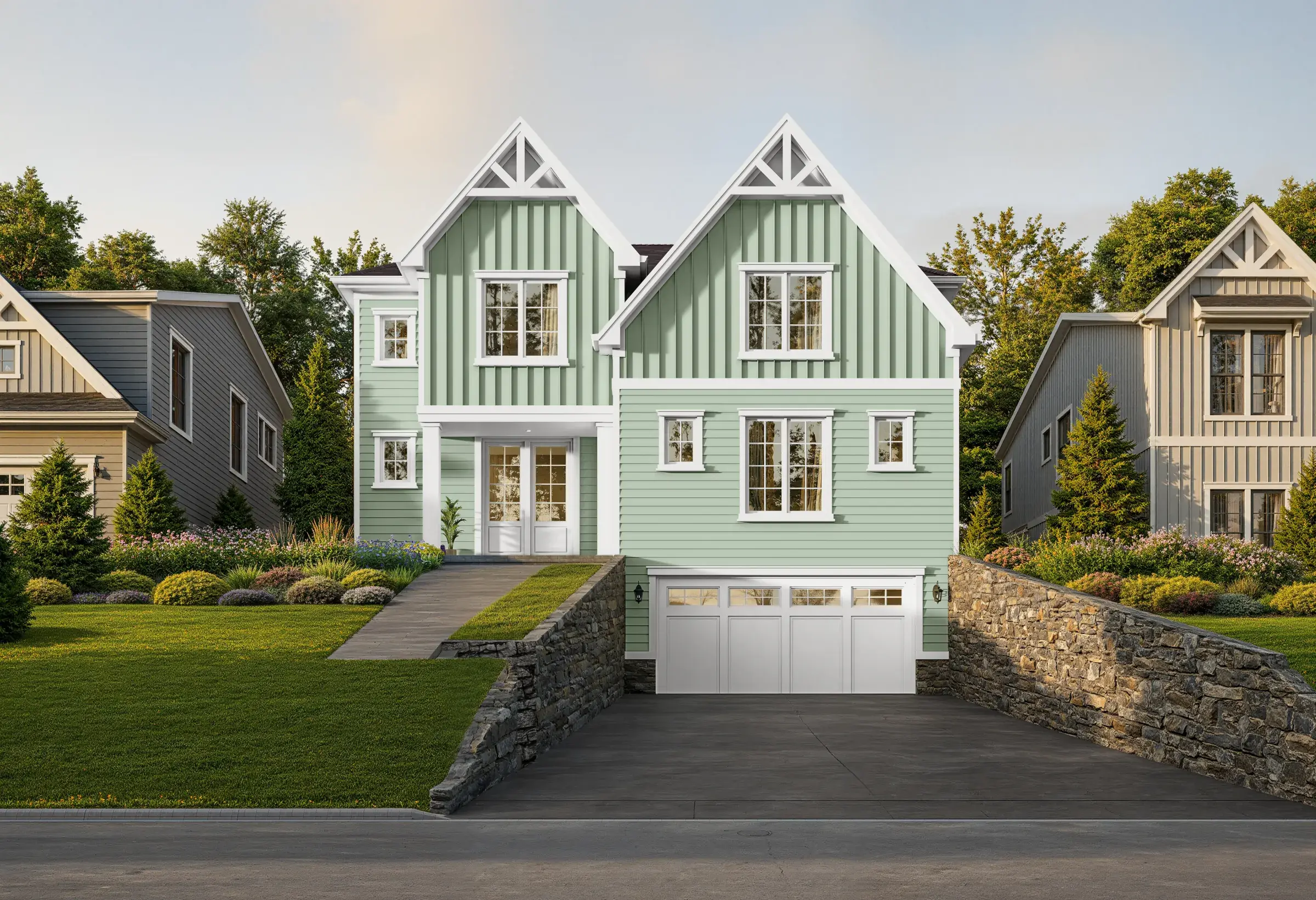 Magnolia Grove home rendering, building three